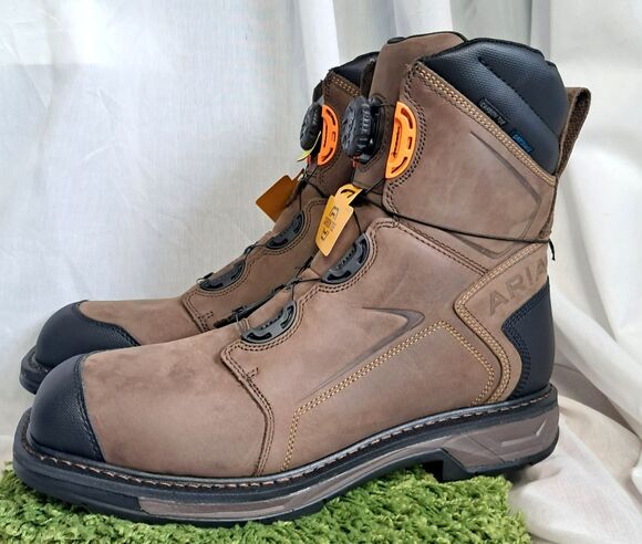 NWT Ariat Men\'s WorkHog XT BOA Work Boots Carbon Toe Duratread Sole  Sz 14 main image 6